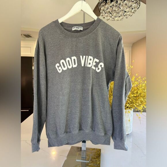 Sub_Urban Riot - Good Vibes Willow Sweatshirt in Heather Grey EUC - Picture 4 of 9